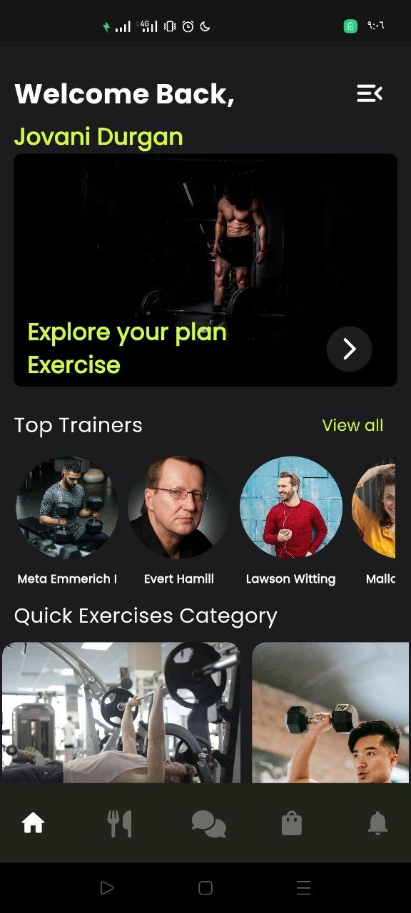 Sports club management screenshot