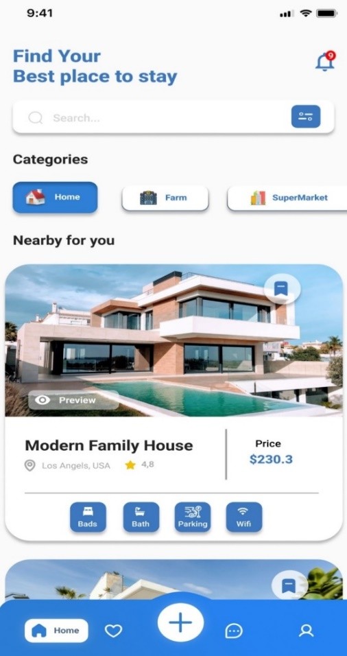 Real Estate Platform app screenshot